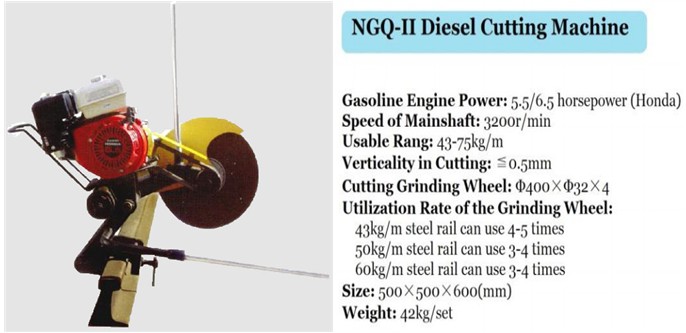 Rail Cutting Diesel Machine