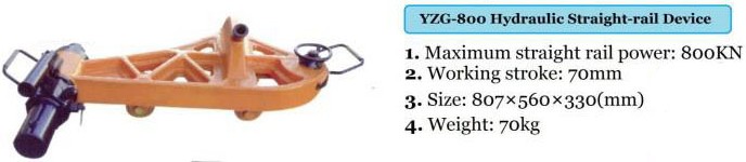 Hydraulic Straight-rail Device